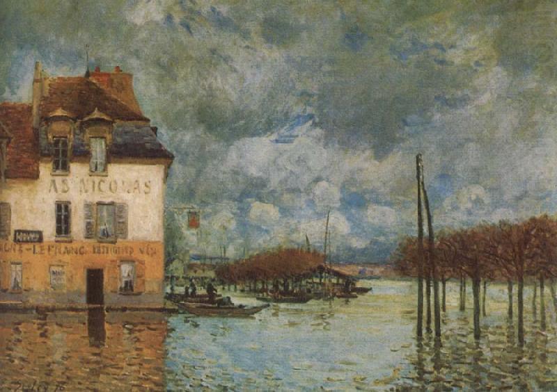 Flood at Port-Marly, Alfred Sisley